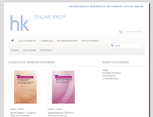 Tablet Screenshot of hkverlag.ch